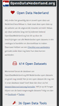 Mobile Screenshot of opendatanederland.org